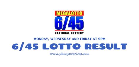 6/45 LOTTO RESULT February 19, 2024 .